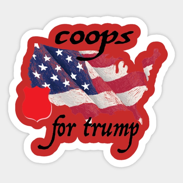 Coops for Trump, T-shirt, Minneapolis Trump Rally Mug, President Donald Trump 2020 Election shirt T-Shirt Sticker by mehdimoufakhir